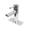 Everflow Bathroom Faucet w/ Deck Plate, 1 handle, 1 or 3 hole Stainless Chrome BAC-V11C - alternate 1